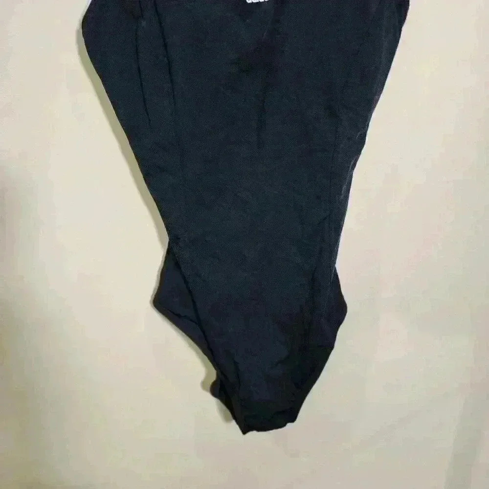 Black and white trim Adidas one piece bathing suit size 14 - Picture 4 of 8